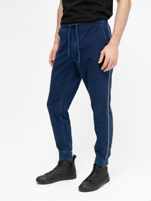 Pánske tepláky jeans look JAYLAH 404